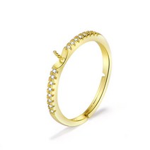 비즈공예 원석 패션 크리 에이 티브 925 스털링 실버 반지 조정 가능한 크기 빈 트레이 상감 진주 여성 Diy, 30 15 gold