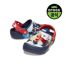 크록스 키즈 FL AVENGERS PATCH CLOG K NAVY (21SKCL206740)