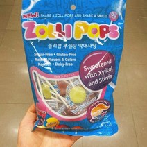 졸리팝 무설탕 막대사탕 125g
