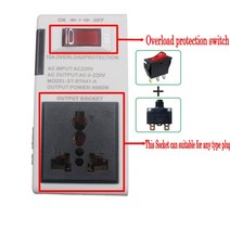 가정용 변압기 전압 조절기 강압기 LED 디지털 AC 220V 4000W SCR 전자 전압 조정기 온도 속도 조절 컨트롤, 한개옵션0