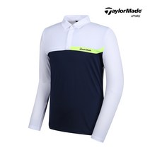[테일러메이드] 남성 냉감 소매 카라 티셔츠 TMTYK1144-906