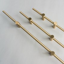샷시 문 가구 옷장 붙박이장 방화문 현관문 방문 손잡이 긴 황동 부엌 찬장 캐비닛 당김 서랍 금, 길이 265mm