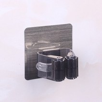 [황학] 걸레 정리 홀더 벽걸이 빗자루 걸이 클립 가정 용품 보관 랙 주방 클립 심리스 걸레 걸이 후크, 4