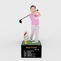 3D피규어 남자 골프피규어 반팔피니쉬 홀인원 이글 싱글 트로피 기념패 몬스터3D TM1903, 골프트로피 21cm, 선택안함