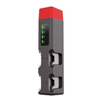 4 in 1 휴대용 미니 USB 허브 무선 충전기 4 충전베이스 스테이션, 검은색, 검은색