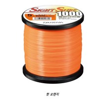 다이와 사이트 서프2 1000m 5호 원투줄 원투 낚시줄, 5호-핫오렌지
