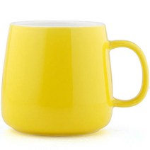 아트박스/메가커피 오슬로 카페머그 380ml 옐로우, 단품없음, 옵션선택:본품
