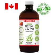 캐나다 뉴트리돔 코코넛 MCT 오일 리퀴드 케토 Keto 480ml, 1개