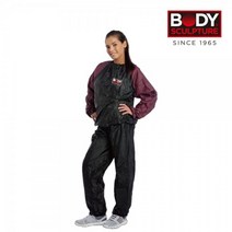 [IL∃7] 바디스컬쳐 사우나 슈트 L XL 블랙 땀복 스포츠 셋트 세트 운동복_E∃8260eA