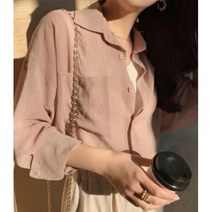 라이프랩 여성 루즈핏 데일리 블라우스 셔츠