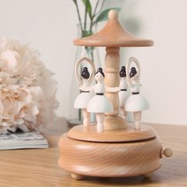 발레리나 오르골 결혼10주년선물 300일선물 우드오르골, 너도밤 원목 발레리나 뮤직박스 오르골