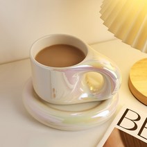 HANICE 북유럽 인 심플 세라믹 귀엽고 뚱뚱한 머그컵, 다채로운 신제품 세트 상큼한 맛
