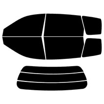 로톰 카렌스 측후면 썬팅필름 DIY 셀프 열차단 썬팅지, 카렌스2 (02-06), RTF-1S 05 (진함), 기아