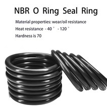 고압세척기 분사기 세차 기계 부품청소 100-10pcsBlack O 링 개스킷 CS3.1mm OD10 ~ 220mm NBR 자동차 니트, 24 OD 34mm (50pcs)_01 3.1mm