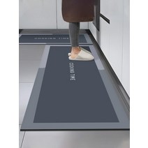 깔끔한 주방 바닥 매트 미끄럼 방지 피로예방 매트, 100cm-160cm, G