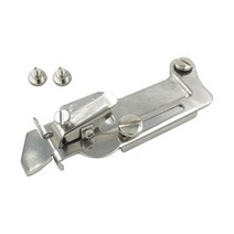 금속 재봉틀 노루발 잠금 스티치 용 산업용 가장자리 가이드 첨부 파일 제작 퀼트 패치 워크, 강철, 은