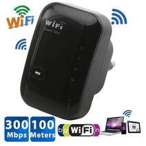 신호 부스터 증폭장치 DLS 300Mbps 와이파이 익스텐더 앰프 리피터 부스터 신호 802.11N 장거리 무선, 03 Black EU