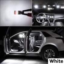캐딜락 에스컬레이드 호환 mdng canbus 실내 램프 ats srx bls sts cts xts xlr 세비야 catera deville 전구 led 인테리어 조명 174, 하얀, 데빌 00-05 14pc