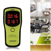 휴대용 공기 품질 검출기 포름 알데히드 HCHO & TVOC 테스터 계측기 분석기, 한개옵션0