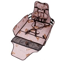 ah 어린이 안전 놀이방매트 차량용 리무진 놀이방, 1개, 브라운