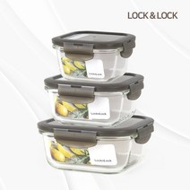 락앤락 오븐글라스 유로 내열유리 정사각(300ml+500ml+750ml), 단품