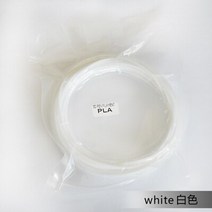 5 개 (최소 주문) 10m pla 3d 인쇄 필라멘트 1.75mm 소재 3d 프린터 펜 필라멘트 고온 빛나는 필라멘트 화염, 하얀