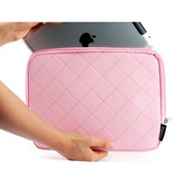 메모리폼 노트북 칼라파우치 1003 핑크 (10.2~17.3인치), 15.6인치