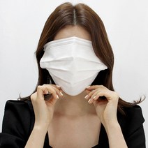 숨편한 얼굴큰사람마스크 덴탈 특대형 얼큰이 대두 100매 (화이트)(1163215)