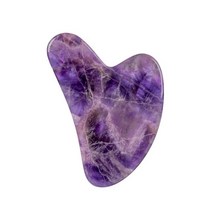괄사마사지 도구 경락 구아샤 석영 비취 롤러 페이스 마사지 Gua Sha 페이셜 슬림 리프트 스킨 케어 도구, 08 Purple