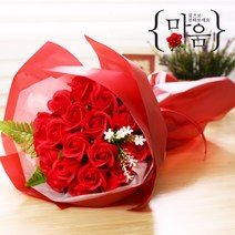 브랭땅코리아 장미 20송이 꽃다발, 레드 장미, 1개