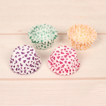펀플러스 초콜릿DIY 포장재료, 하트 유산지컵, 1개