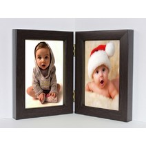 대상아트갤러리 33번 99번 유치원 어린이집 경첩 이중 더블 수지 액자 감사장 3*5 4*6 5*7 6*8 8*10 A4 더블 액자, 33번검정색