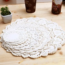 피플스파티 도일리(레이스페이퍼) +사은품풍선, 도일리원형(32cm)24개입