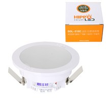 히포 LED 4인치 10.16cm 다운라이트 10W, 주광색(하얀빛)