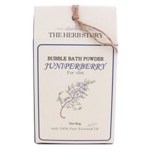 더허브스토리 향좋은 버블바스 파우더 거품 입욕제 유아 아기 80g, 버블바스파우더 쥬니퍼베리, 1개