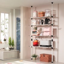 하우스데이 [원터치]다용도 폭조절 선반(2기둥)선택형(2.3단)