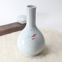 동백 주병, 백자