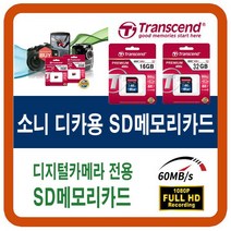 소니 DSC-HX60V/DSC-RX100 3/DSC-RX1R/DSC-W810/DSC-W830 SD메모리카드, 16G(소니디카/디지털카메라 SDHC), 16GB