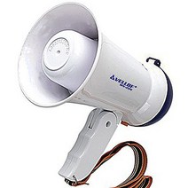 우신벨로프 미니 메가폰 확성기, WS-234-미니메가폰-1개, 혼합색상, 1개