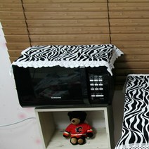 쭈앙 지브라 김치냉장고 전자렌지 냉장고 손잡이커버, 전자렌지커버, 1개