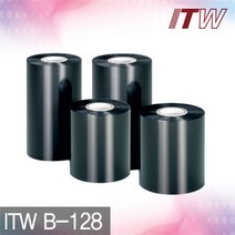 ITW B-128 왁스레진 바코드리본 왁스 레진, ITW B-128 80mm X 300M