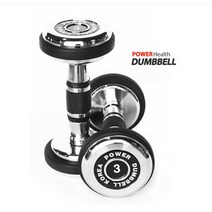 파워헬스산업 pvc아령, 25kg, BLACK, 1개