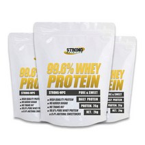 단백질보충제/스트롱뉴트리션 포대 순수유청단백질 달콤한맛 2kg, 1개 (2kg), 1개
