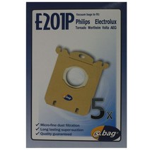 BRANOclean S-bag 호환용 E201P, 고급 극세사 5중 먼지봉투, 6매 벌크 포장