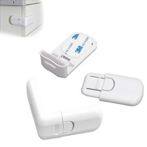 뿌푸코코맘 직각서랍잠금장치(2개1세트), 하양단일색상(2개), 1set