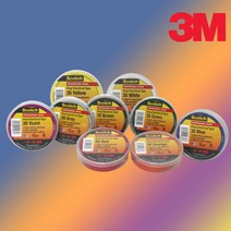 3M Scotch 비닐 전기테이프 35 19mmx20M, 적색