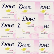 도브 핑크 뷰티바 클렌징 비누, 100g, 10개