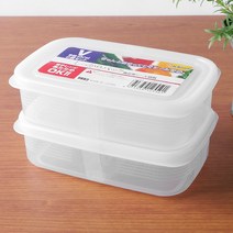 일본 나카야 밀폐용기 (선택1) 밀폐통 전자렌지 사용, 450ml, 2개입X1개(V)