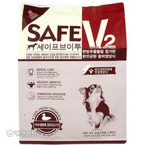 세이프V2 강아지사료 장건강&변냄새 건강영양식, 2kg, 1개