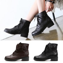 VN-1401 천연소가죽 레이스업 플랫워커 4cm